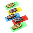 thumbnail image 4 of 5 piezas de coche de juguete deslizante con expulsión, coche de juguete portátil de color aleatorio, recuerdo de fiesta para niños, regalo de, 4 of 10