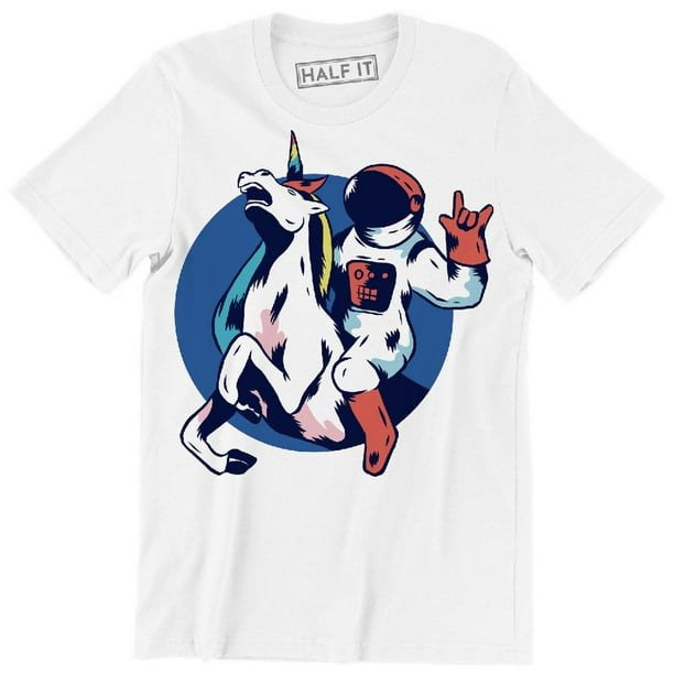 astronaut riding a unicorn