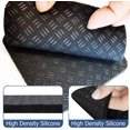 thumbnail image 3 of Shiyou-6 Pcs Tapis de Tapis de Course – Tapis d'Équipement d'Exercice en Silicone Haute Densité pour Protection de Sol Réduction de Bruit, 4”x4”x0.2” Double Face Antidérapant Anti-Vibration pour Vélos d'Exercice à Domicile, 3 of 4