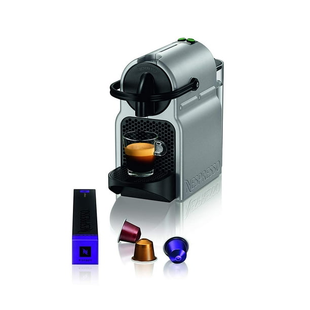 Inissia Espresso Machine by De'Longhi with Aeroccino, Silver - Walmart.com