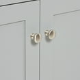thumbnail image 2 of Ariel Hamlet 37 In. Left Offset Rectangle Sink Vanity With 1.5 In. Carrara White Countertop In Grey, 2 of 11