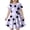 A-Light Purple125, variant on Bobifish Little Girls Casual Dresses Short Sleeve Crew Neck Large Polka Dot Printed Dress Swing Skirt Everyday Outdoor Casual Sundress