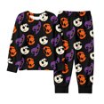 thumbnail image 4 of LIIPEE Girls Halloween Graphic Pajamas Long Sleeve Tees And Pants Pajama Sets Kids Fall Sleepwear 3-14 Years, 4 of 4