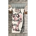 thumbnail image 3 of Ambesonne Eiffel Tower Quilted Bedspread Set 2 Pcs, Europe Dream Tour, Twin Size, Cream Pink Black, 3 of 3