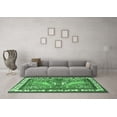 thumbnail image 3 of Ahgly Company Indoor Round Animal Emerald Green Traditional Area Rugs, 4' Round, 3 of 4