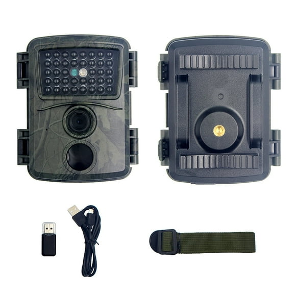fashionhome Hunting Cam Hunt Accessories 4032*3024 1080P Trail Cams High Resolution Photo Catcher 60 Degrees 5pins USB 2.0 Small Cameras PR600A