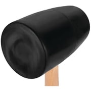 Performance Tool 1466 Durable Hard Rubber Head Mallet with Ergonomic Wood Handle for Woodworking, Construction and DIY Projects