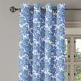 thumbnail image 2 of Ambesonne Floral Grommet Curtain, Botanical Pastel Nature, 50" x 84", Violet Blue Yellow, 2 of 6