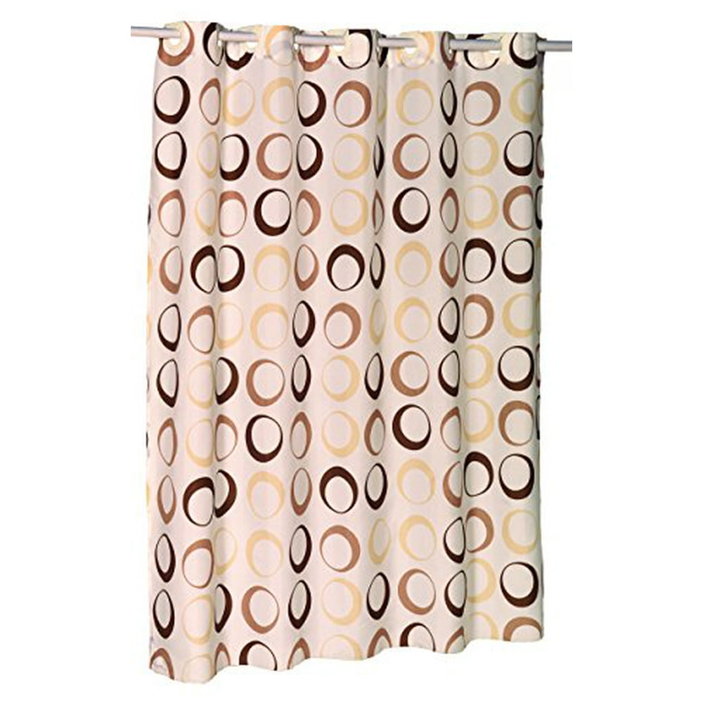 Royal Bath Easy On (No Hooks Needed) Fabric Shower Curtain (70" x 72