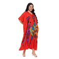 thumbnail image 4 of Oussum Women Plus Size Caftan Dress Beach Cover Up Loungewear, 4 of 8