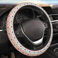 thumbnail image 5 of Vsdgher Colorful butterflies Pattern Elastic Car Steering Wheel Cover,Car Wheel Cover Protector Car Accessory for Steering Wheel with a Diameter of 14.5"-15", 5 of 6