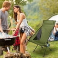 thumbnail image 5 of Camping Chair Compact Backpacking Chair Folding Chair with Cup Holder Portable Chair for Hiking & Beach, 5 of 7