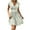 Green, variant on Womens Summer Dresses,Dresses for Women 2025,Women Summer V-Neck Solid Casual Short Sleeve Waisted Mini Dress Wine XL