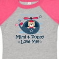 thumbnail image 4 of Inktastic Mimi and Poppy Love Me Grandchild Boys Baby Bodysuit, 4 of 5