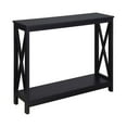 thumbnail image 2 of Home Square 2 Piece Rectangular Console Table Set in Black, 2 of 4