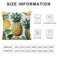thumbnail image 5 of SHANXI Art Plant Fruit Illustration White Summer Fruit Pillowcases Sofa 18x18in, 5 of 5