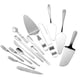thumbnail image 5 of Juego de cuchillo y tenedor para tartas de acero inoxidable, tenedor para postres, frutas, pala multifuncional para queso, pizza y tartas, 5 of 5