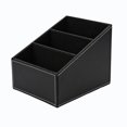 thumbnail image 1 of I-MART Soporte de almacenamiento organizador para control remoto de TV de cuero PU (negro), 1 of 3