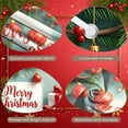 thumbnail image 4 of Red & Gold Theme Merry Christmas Banner Christmas Ornament Christmas Display Pine Branch Gift Box Design Xmas Backdrop for Christmas Party Holiday Decoration Indoor Celebration, 4 of 9