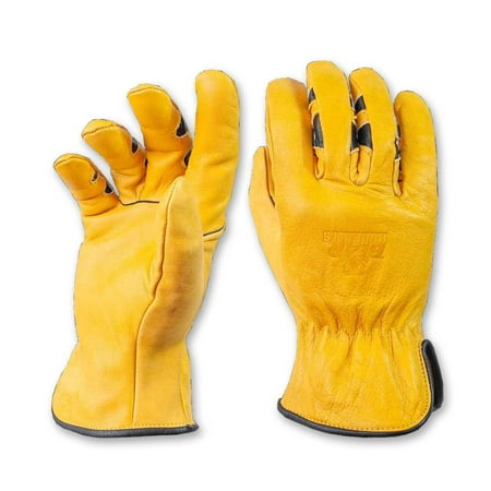 

Bear Knuckles Cowhide Leather Driver Work Gloves D351 Medium