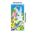 thumbnail image 3 of Easter Door Curtain – 35x71in Cute Bunny & Easter Egg Printed Polyester Door Cover for Spring Holiday Decoration, Porch or Entryway Decor, 3 of 6
