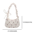 thumbnail image 2 of Bolso Mano Hombro Verano Floral Fruncido Diseñador para Mujer, 2 of 9