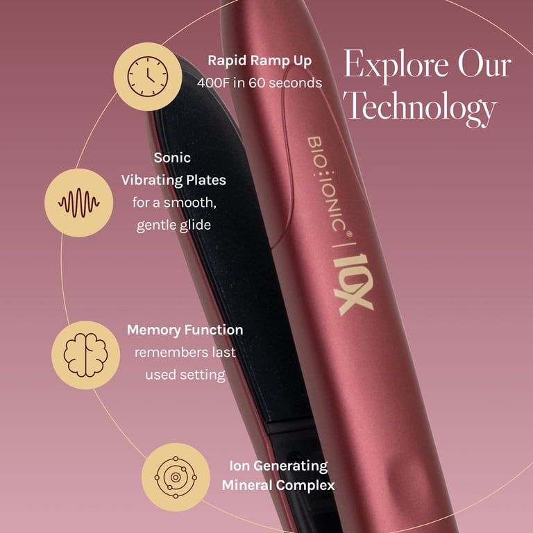Bio Ionic Velvet Rouge 10X Styler - Walmart.com display picture 1