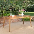 thumbnail image 6 of Noble House Sunqueen 71" Wooden Patio Dining Table in Teak, 6 of 10