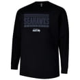 thumbnail image 2 of Men's Profile  Black Seattle Seahawks Big & Tall Pop Long Sleeve T-Shirt, 2 of 3