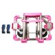 thumbnail image 3 of Carretilla plegable y, Carretilla plegable plegable con 2 cuerdas elásticas, Rosa, 3 of 9