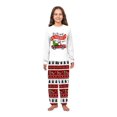 thumbnail image 4 of Christmas Family Matching Pajamas Set, Red Truck and Holiday Pattern, Size NB - Men 6XL And Pets, 4 of 7