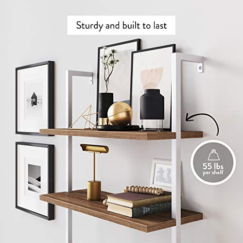Wall mounted bookshelves deals walmart