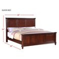 thumbnail image 3 of Bowery Hill Queen Panel Bed in Cherry, 3 of 3