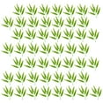 thumbnail image 2 of Monyance Fake Green Leaves 50pcs Artificial Greenery Leaves for Home Wedding Restaurant Decoration(6.3X5.12X0.39Inches), 2 of 10