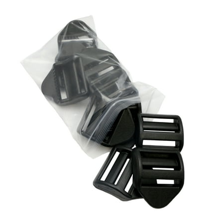 Strapworks - Strapworks 1/2 Inch Plastic Strap Adjuster Buckles - Black ...