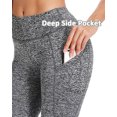 thumbnail image 5 of SEASUM Women's High Waist Yoga Leggings With Pockets Workout Athletic Pants Running Tights Heather Gray XL, 5 of 7