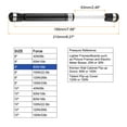 thumbnail image 2 of Uxcell 8 Inch 80N/18lb Gas Shock Strut Lift Support, (Black, Set of 10), 2 of 7