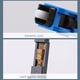 thumbnail image 5 of 40 Conectores Rápidos de Fibra Óptica SC/UPC, Preenterrados, Adaptadores de Conjunto de Fibra para Instalación en Campo, 5 of 5