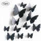 thumbnail image 1 of 2 Piece 3d Butterflies Stickers Removable Reusable Wall Decal Waterproof Pvc Sticker Home Diy Wall Art Mural Decoration For Bedroom Apartment Glue Dot, 1 of 5
