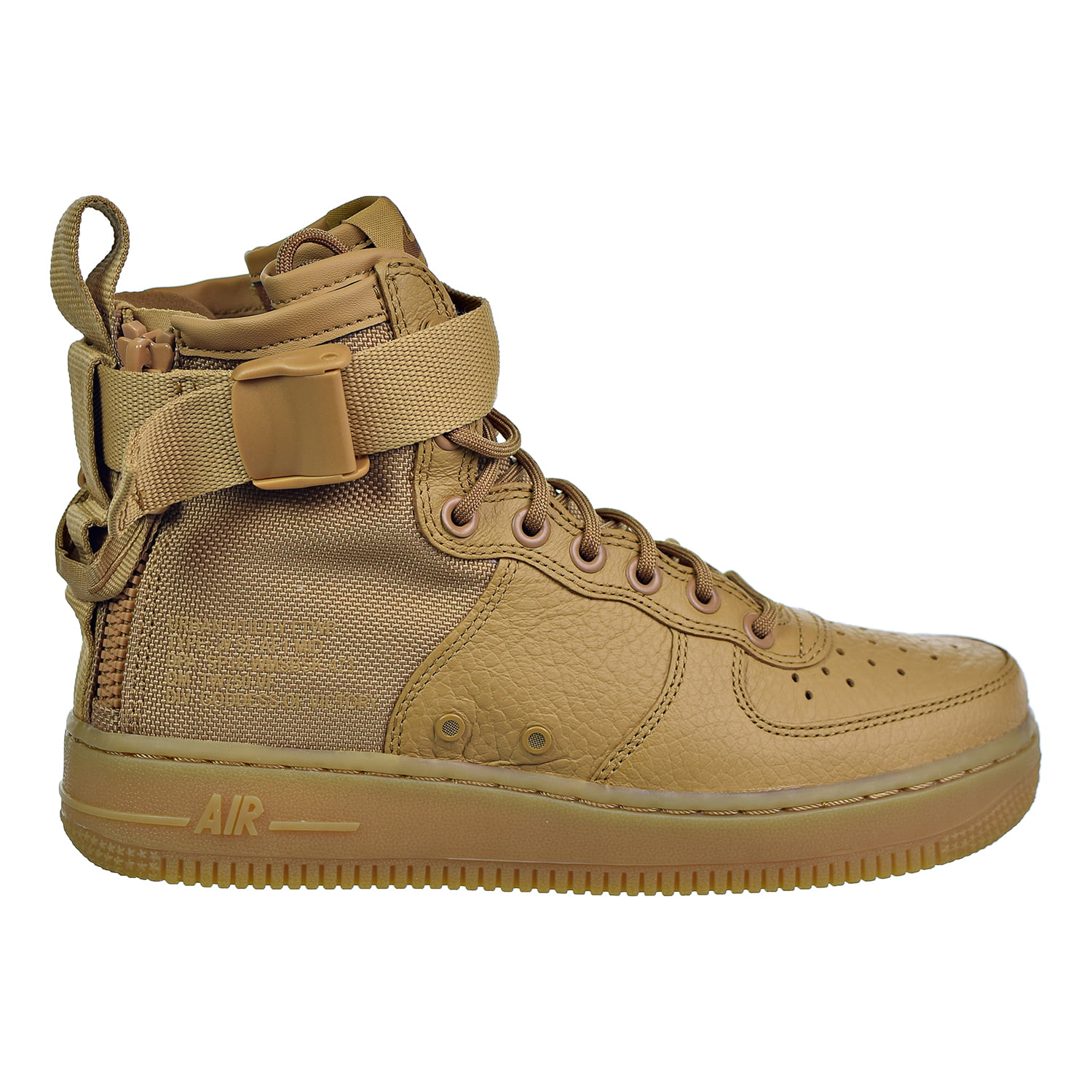 Nike - Nike SF Air Force1 Womens Sneakers Elemental Gold/Elemental Gold ...