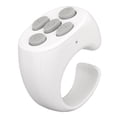 thumbnail image 2 of Remote Control, Multi Function Free Your Hands Selfie Button Clicker Ring Design 10m With Charging Cable For Continuous Pictures White, 2 of 8
