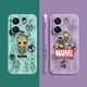 thumbnail image 4 of Case For VIVO Y55 Y52S Y53S Y66 Y55S Y73S 5G Y85 Y93 Y76 Y91 Colour Simple Liquid Silicone Shell Case Marvel Groot Baby Manga, 4 of 5