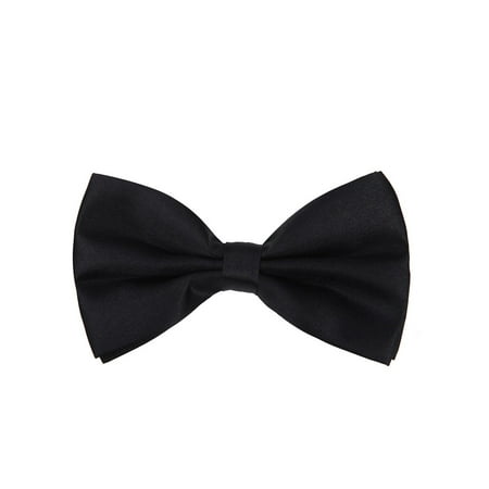 Kids Small Solid Color Adjustable Tuxedo Neck Bowtie Bow