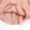 thumbnail image 4 of Toimothcn Casual Infant Toddler Girl's Sweater Long Sleeve Crew Neck Simple Solid Color Knit Sweaters Warm Soft Loose Fit Pullover Knitted Sweater Comfy Girl's Clothing, 4 of 5