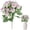 F, variant on 1 Bundle Artificial Mini Rose Bunch 12 Heads Faux Small Silk Rose Flowers for Wedding Centerpiece Vase Home Table Decor 30cm, Clearance Red