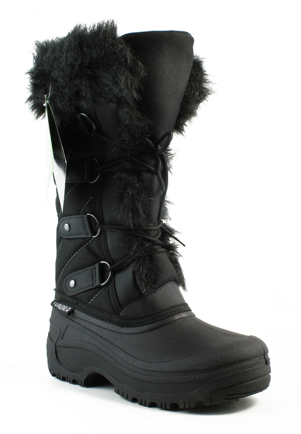 Tundra New Tundra Womens Diana Black Snow Boots Size 5