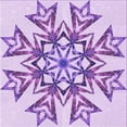 thumbnail image 1 of Ahgly Tapis d'Intérieur Lavable en Machine Carré Transitionnel Fleur Rose, 4 Pieds Carré, 1 of 7