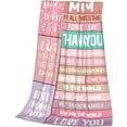 thumbnail image 3 of Throw Blankets Anniversary Birthday Gifts for Mom from Daughter Son, Women Blanket for Mother's Day, Soft Flannel Throw Blanket Gifts for Mama Birthday Christmas Valentines for Couch Bed Sofa 60x50In, 3 of 7