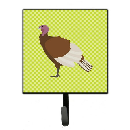 

Carolines Treasures BB7808SH4 Bourbon Red Turkey Hen Green Leash or Key Holder 7Hx4.25W multicolor