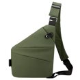 thumbnail image 1 of Bolso Bandolera para Hombre Pecho A La Correa Ajustable Riñonera Informal, 1 of 6